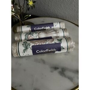 Vintage Sunworthy Colorfields Border Floral #WB626 New 3 Rolls 5yds X 4.57”